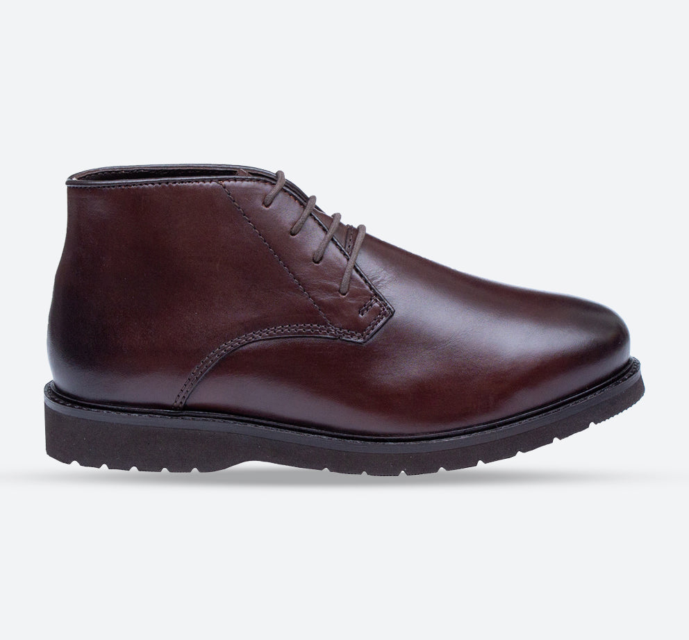 Men's Wide Fit Tredd Well William 22757 Leather Dress Boots - Brown | Tredd  Well